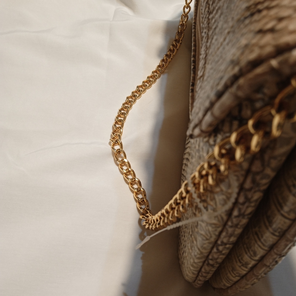 Prada Python Pattern Shoulder Bag - Tan and Cream - Picture 14 of 14